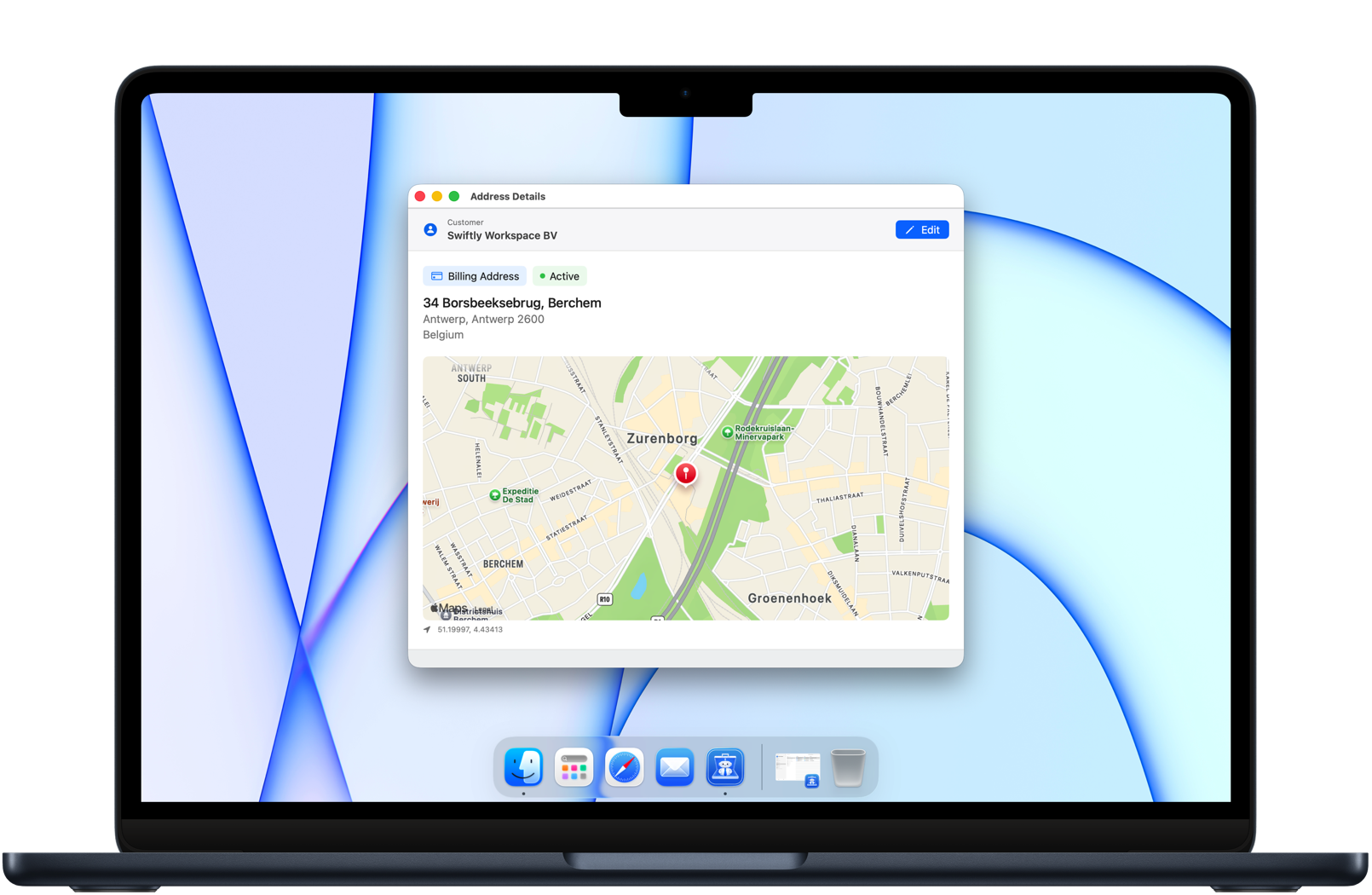 Swiftly Workspace integrations and contacts view